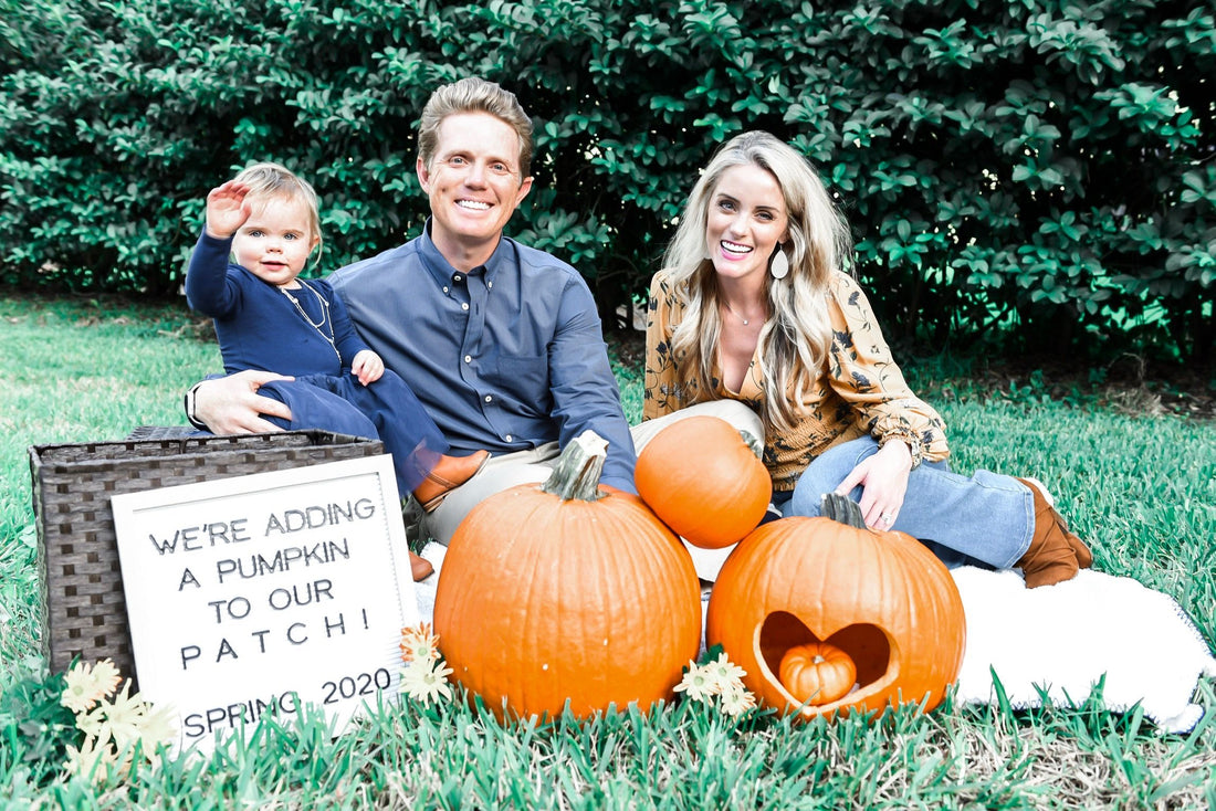 Falling for You: Cute Fall Pregnancy Announcements