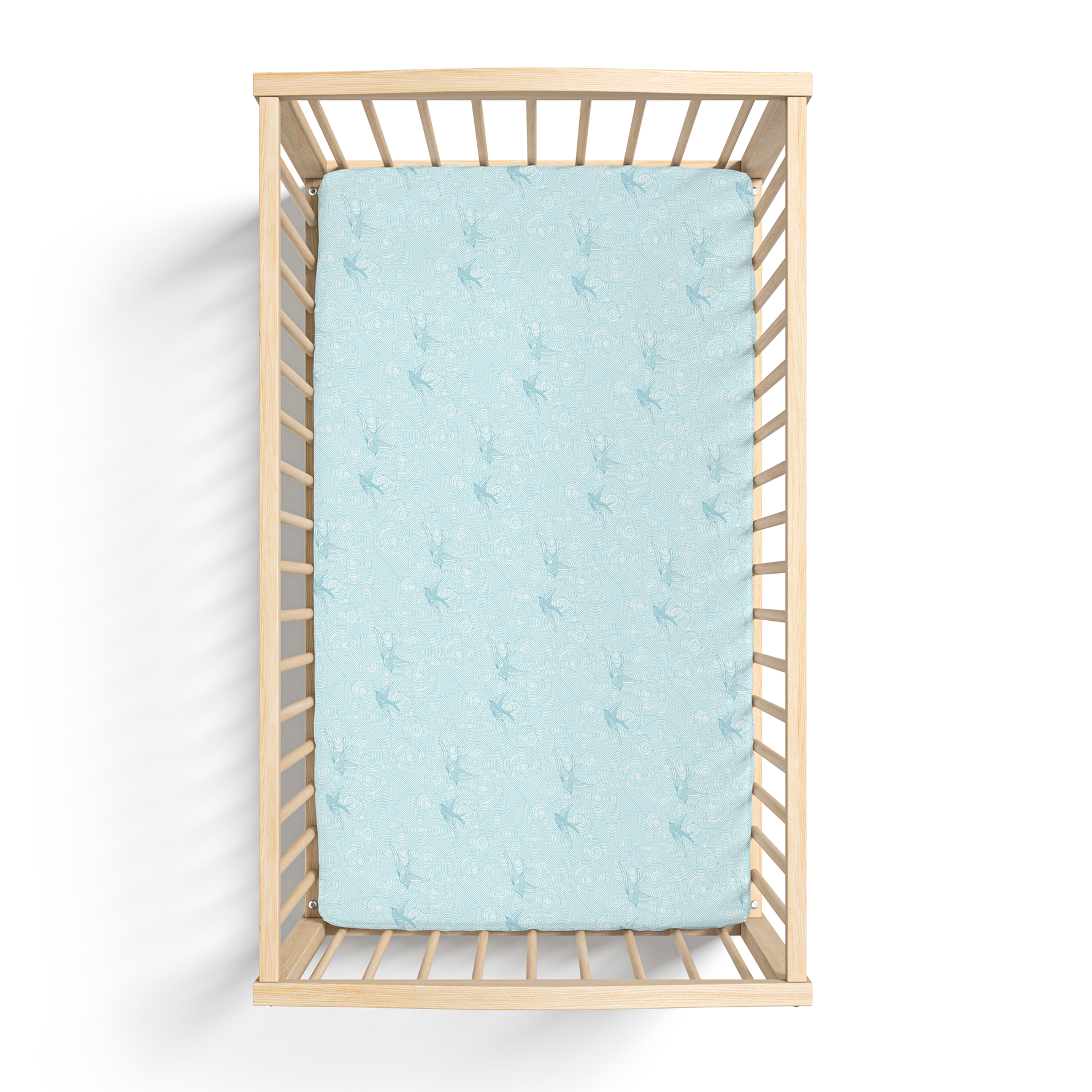 Tranquil Skies Crib Sheet - Lindsay Ann Artistry