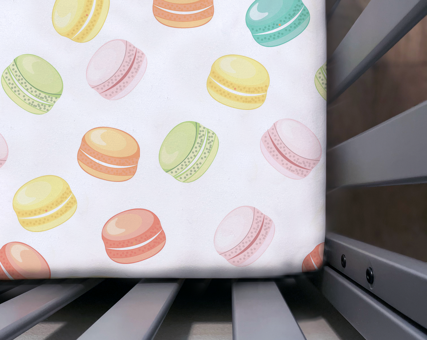 Sweet Macarons Crib Sheet