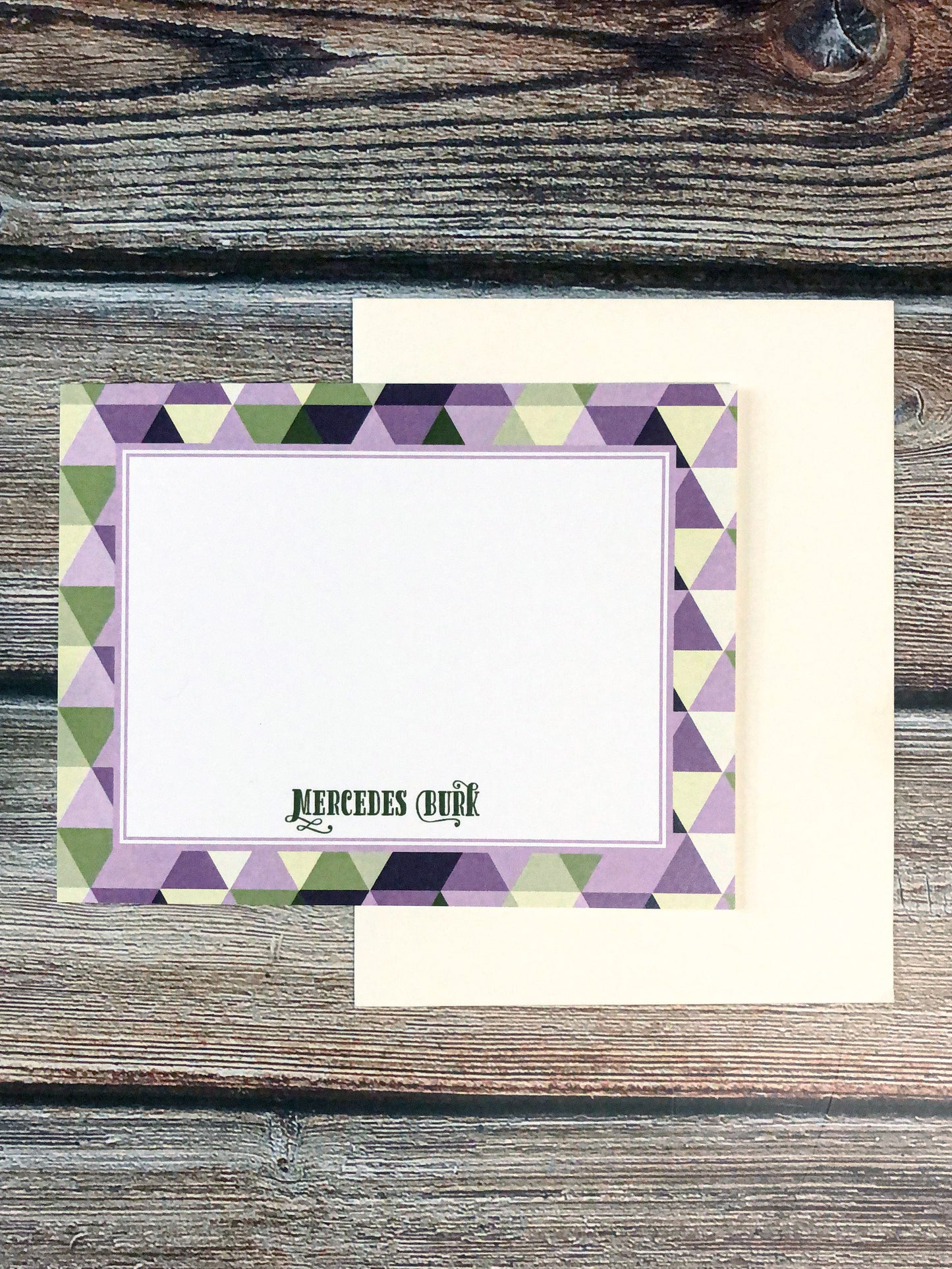 Stained Glass Personalized Note Cards - Lindsay Ann Artistry