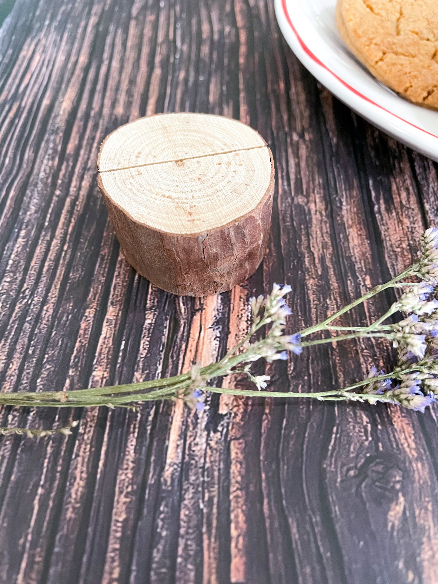 Wooden Stump Place Card Holders - Lindsay Ann Artistry