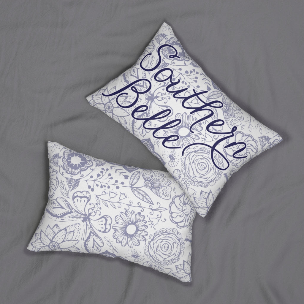 Southern Belle Spun Polyester Lumbar Pillow - Lindsay Ann Artistry